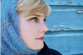 The Ice Queen: A Beaded Mohair Cowl